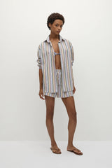 En Vau Oversized Shirt Sifnos Stripe - Final Sale