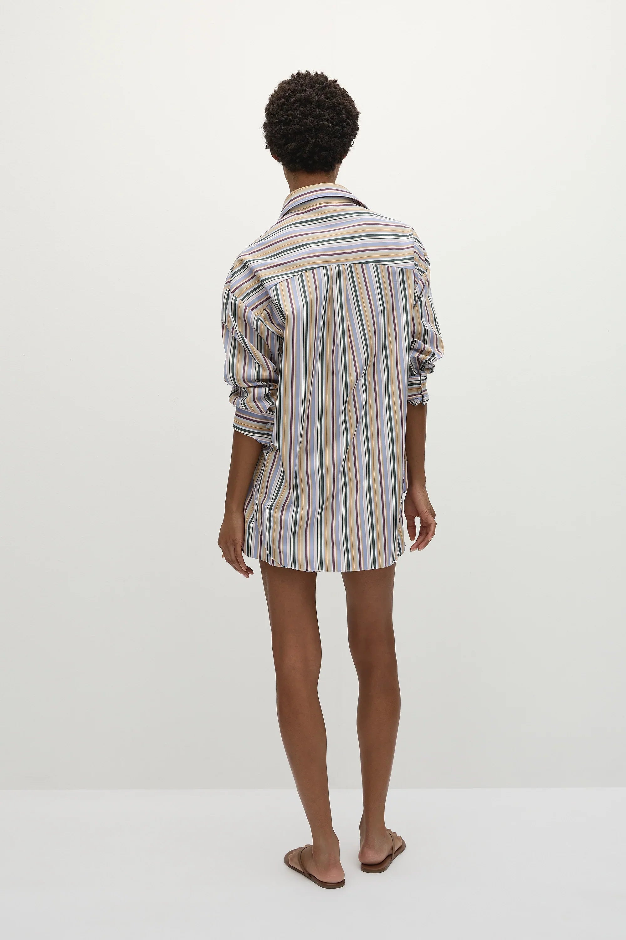 En Vau Oversized Shirt Sifnos Stripe - Final Sale