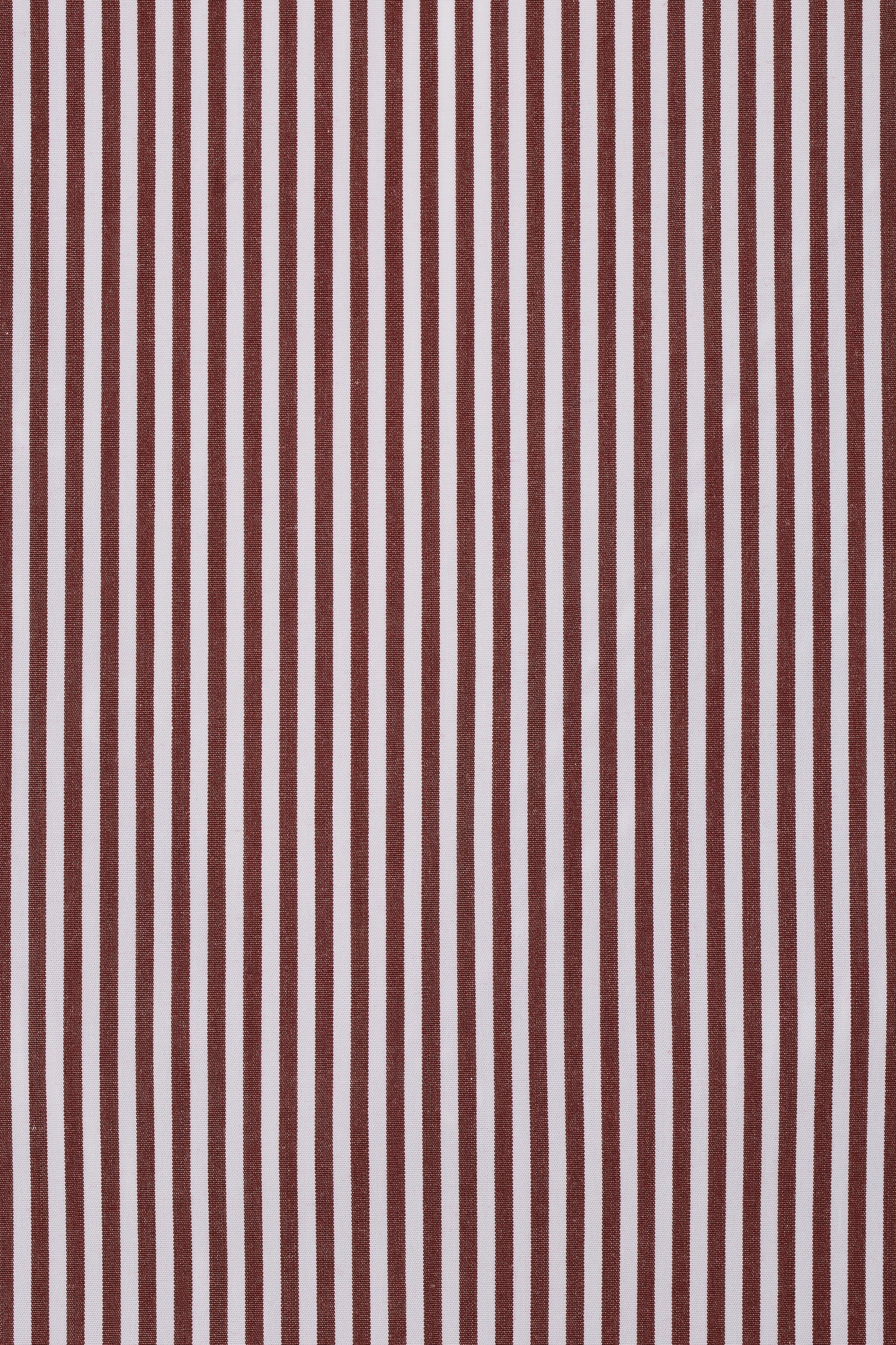 Janne Midi Dress Maia Stripe Burgundy - Final Sale
