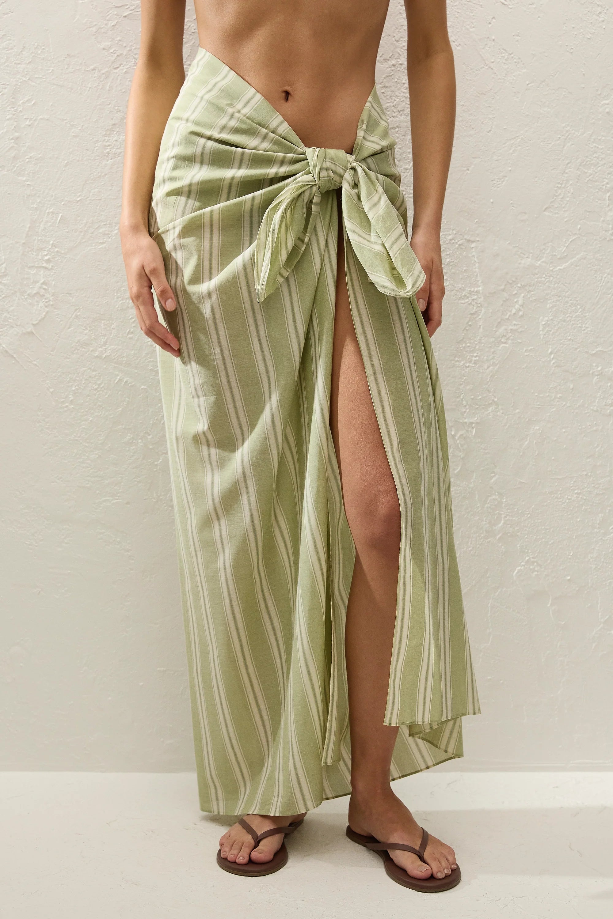 Lomas Pareo Ombre Stripe Faded Juniper - Final Sale