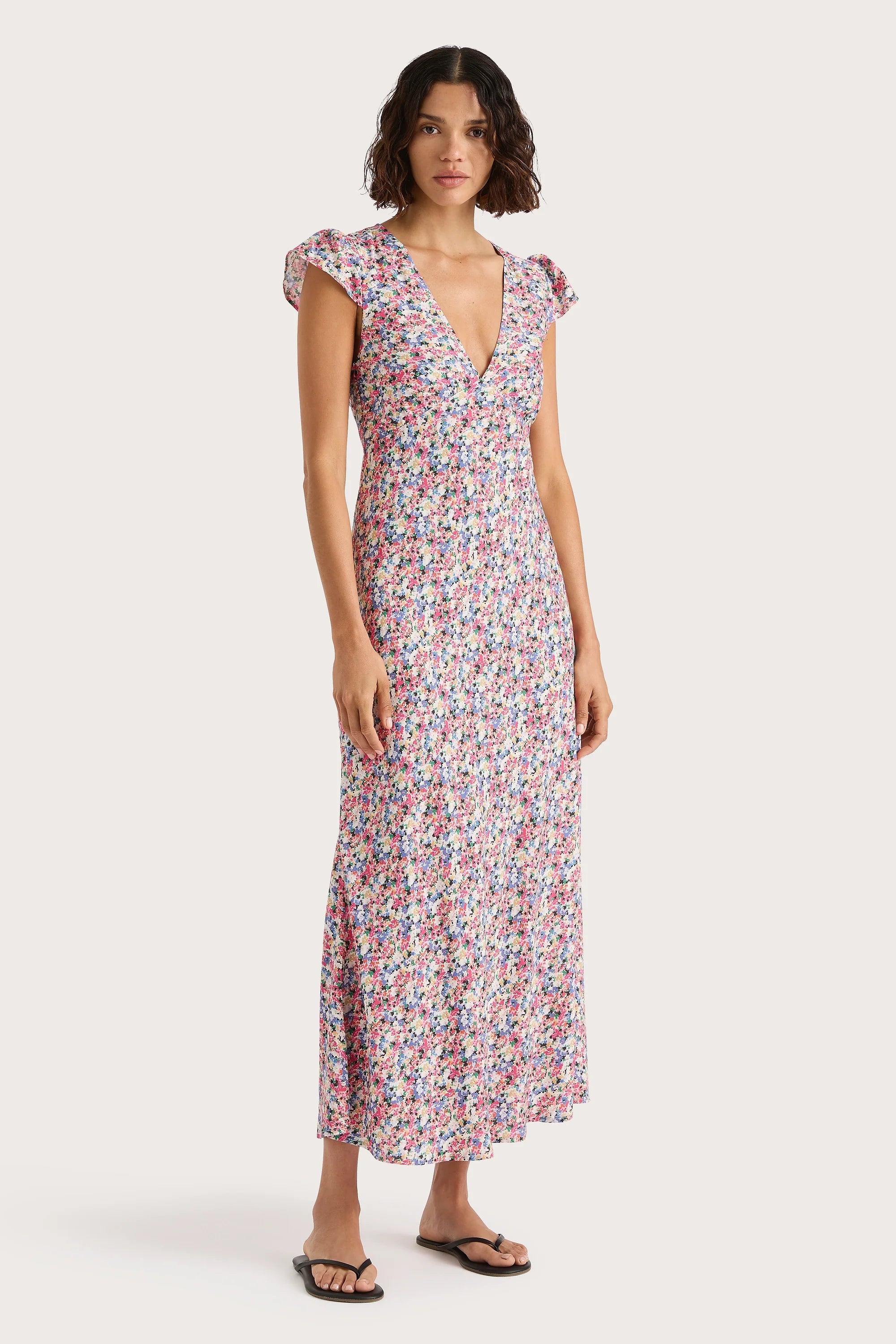 Esson Midi Dress Valerie Floral Multi - Final Sale
