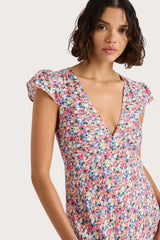 Esson Midi Dress Valerie Floral Multi - Final Sale