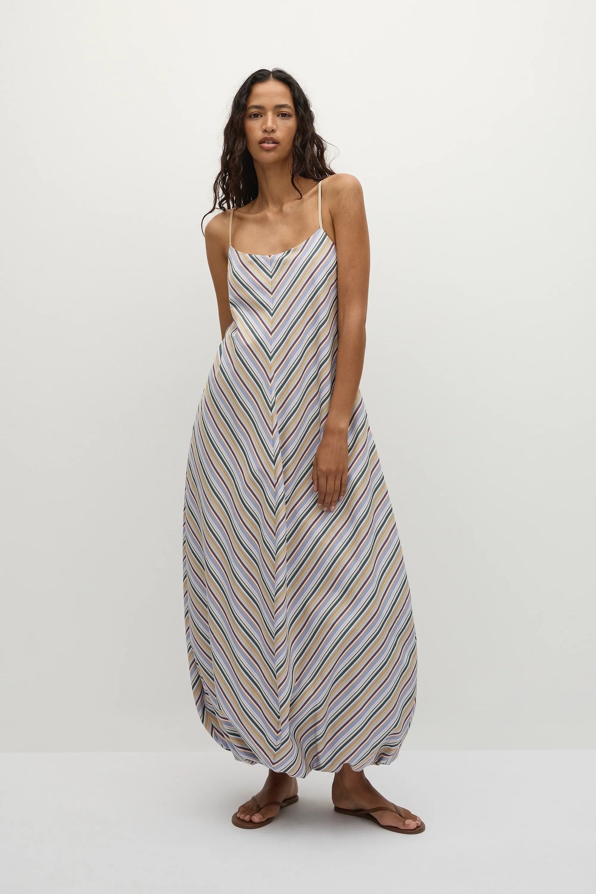 Aniela Maxi Dress Sifnos Stripe - Final Sale