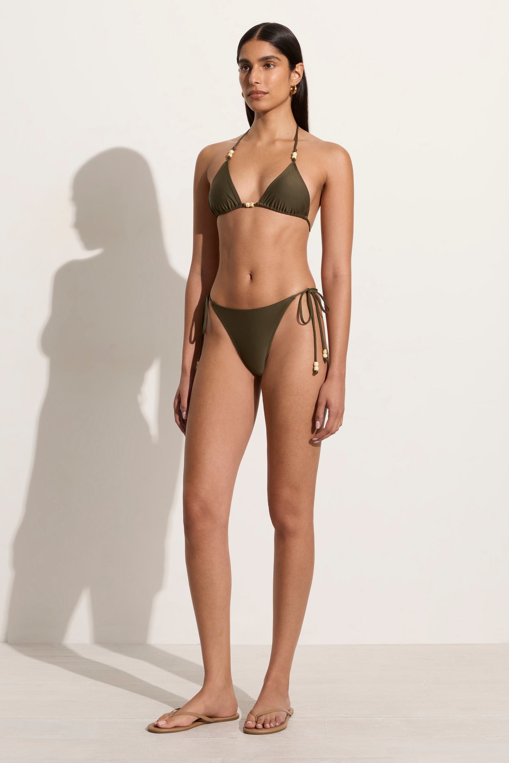 Ada Bikini Bottoms Khaki - Final Sale