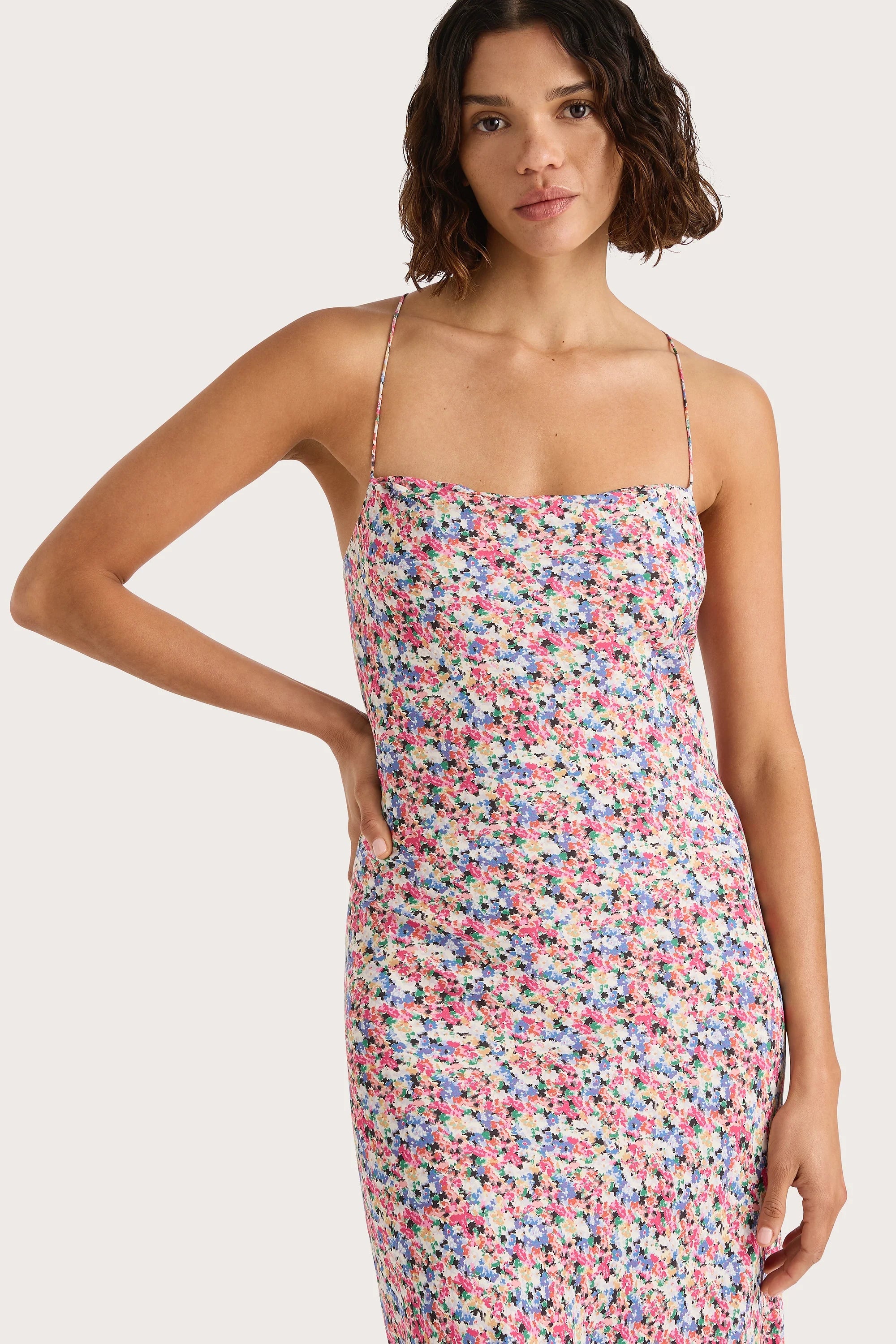 Lusia Midi Dress Valerie Floral Multi - Final Sale