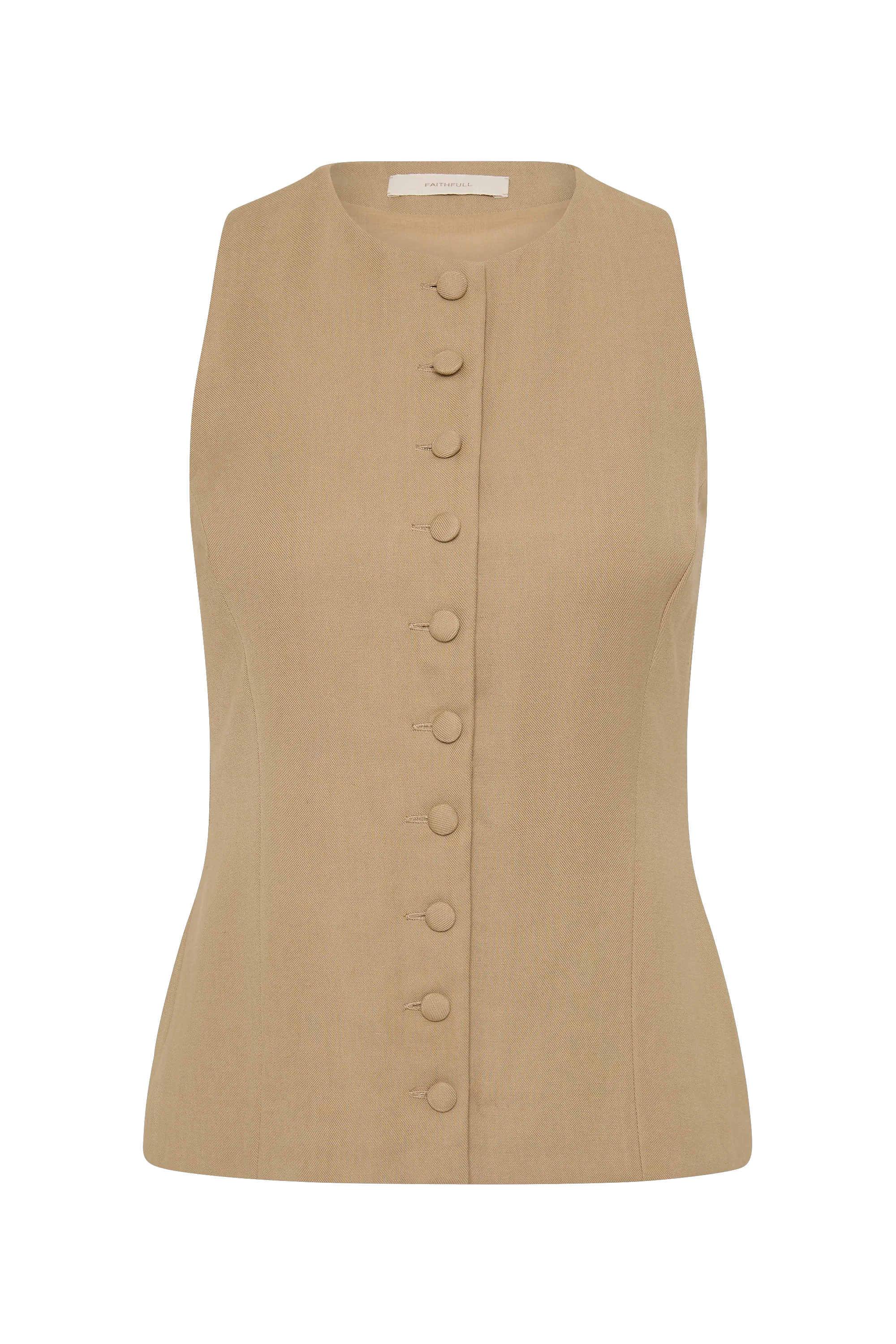 Eveline Vest Caramel - Final Sale
