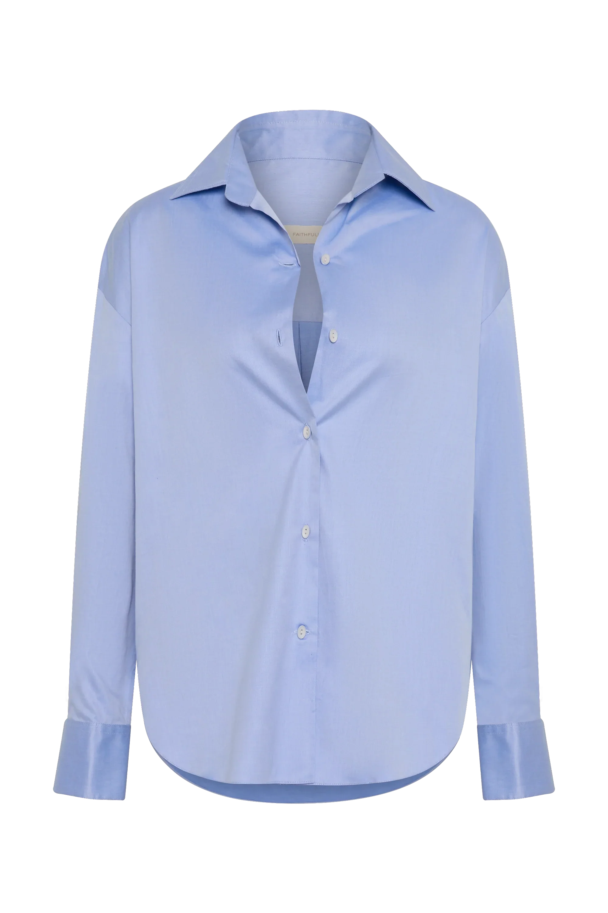 En Vau Oversized Shirt Soft Blue - Final Sale
