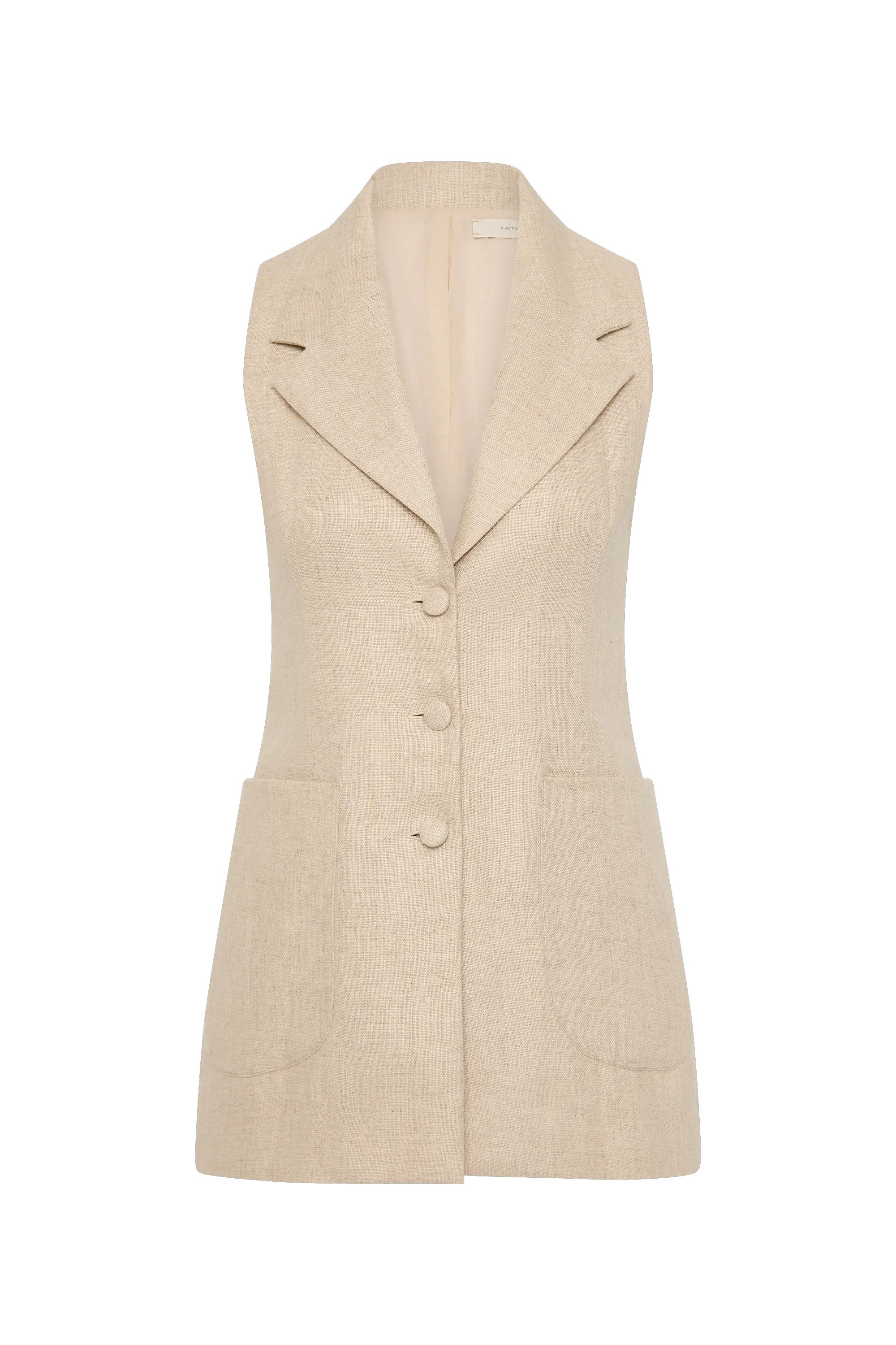 Josette Vest Natural - Final Sale