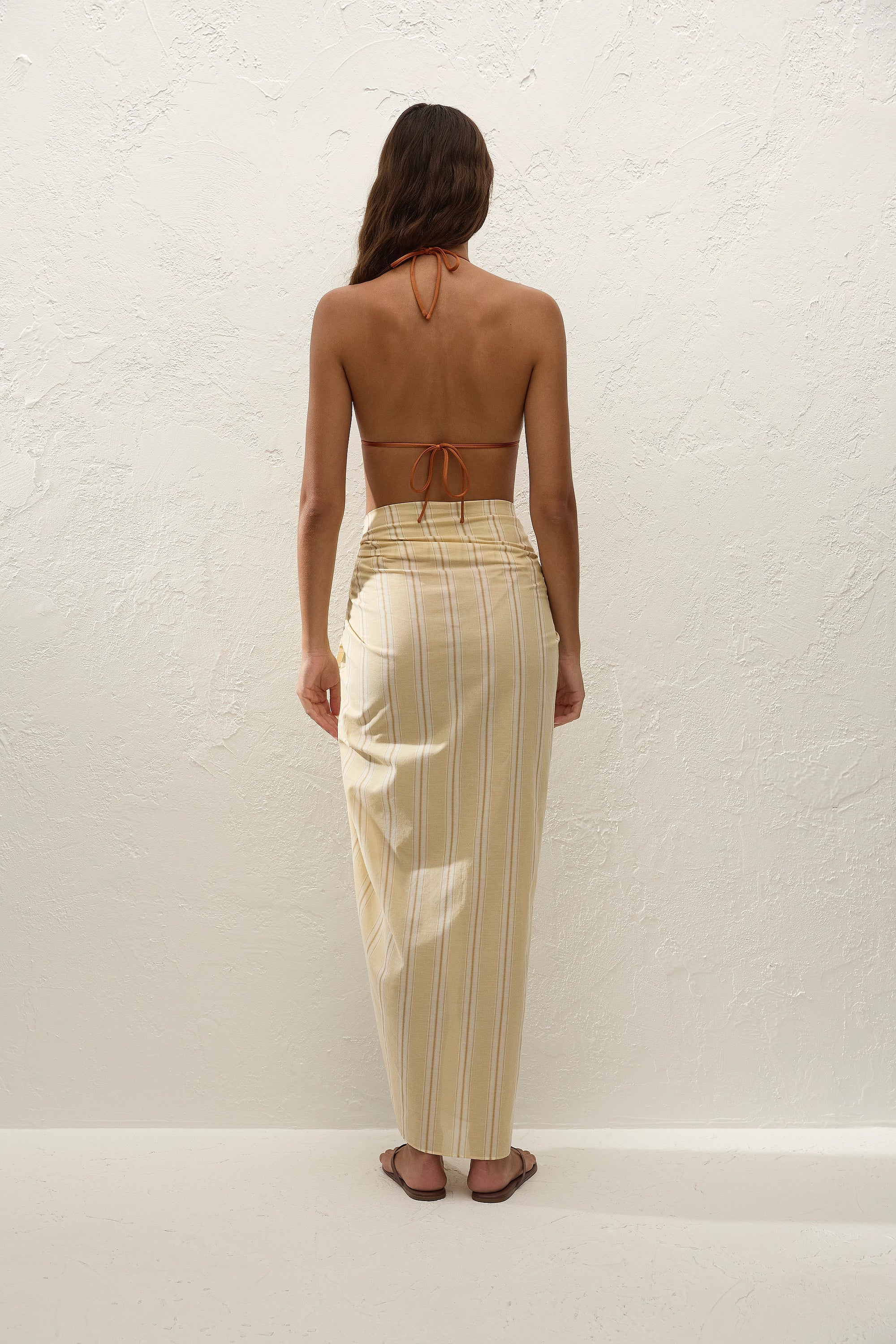 Lomas Pareo Ombre Stripe Faded Mustard - Final Sale
