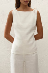 Flor Top White - Final Sale