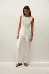 Flor Top White - Final Sale