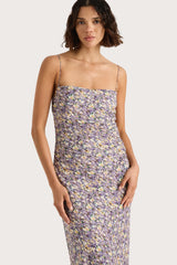 Clara Maxi Dress Valerie Floral Purple - Final Sale