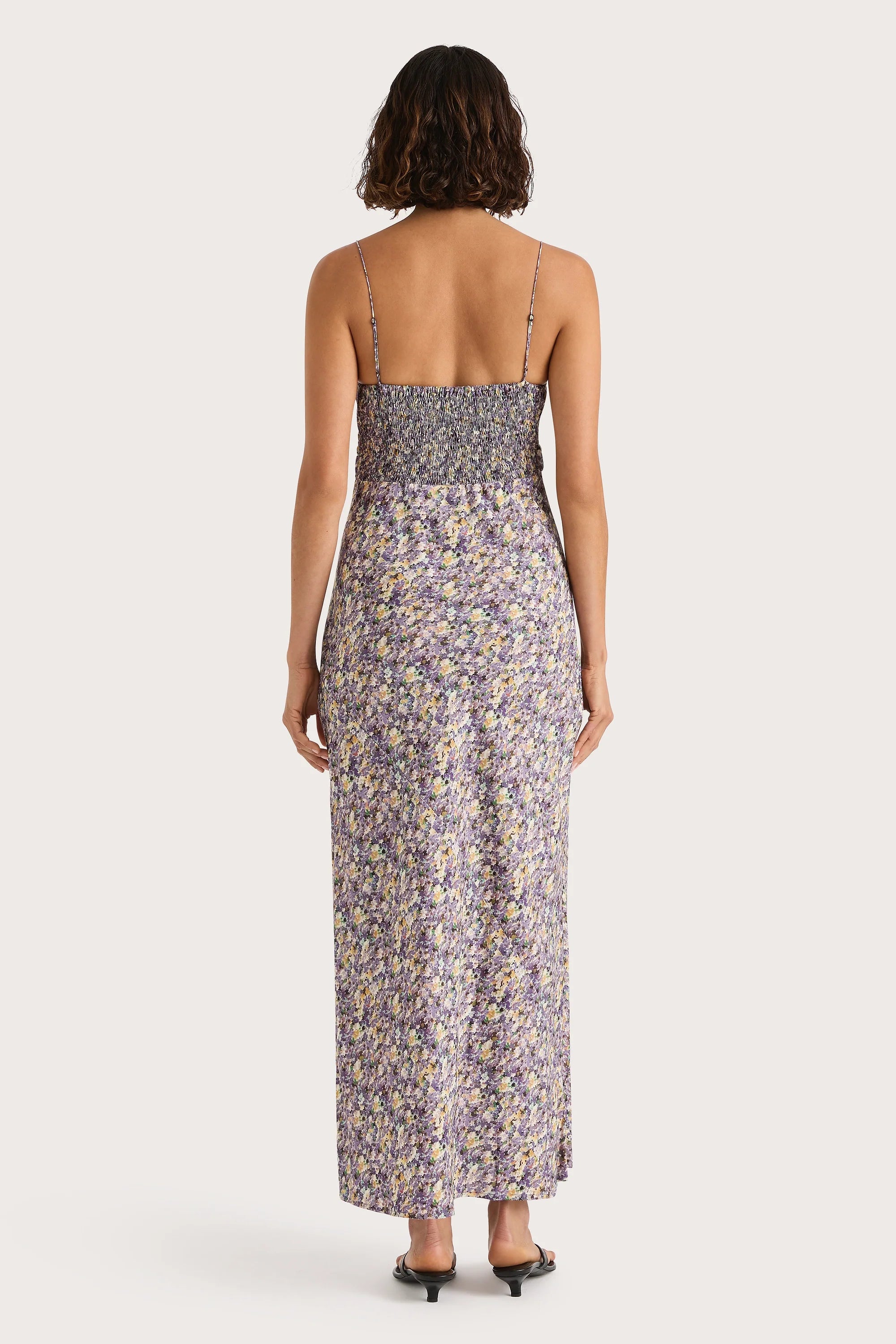 Clara Maxi Dress Valerie Floral Purple - Final Sale