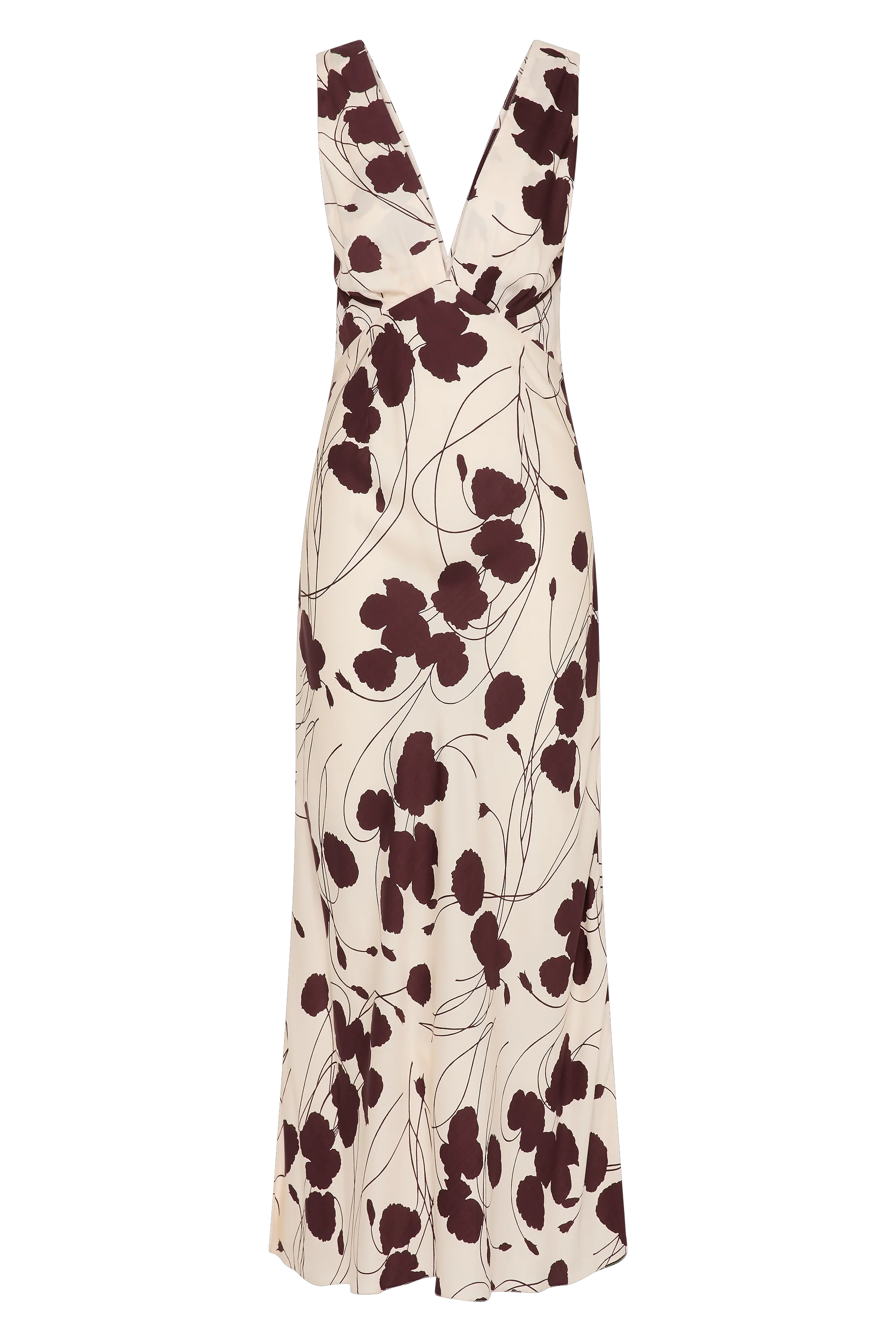 Signe Maxi Dress Dandelion Floral Bordeaux