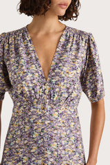 Bellavista Midi Dress Valerie Floral Purple - Final Sale