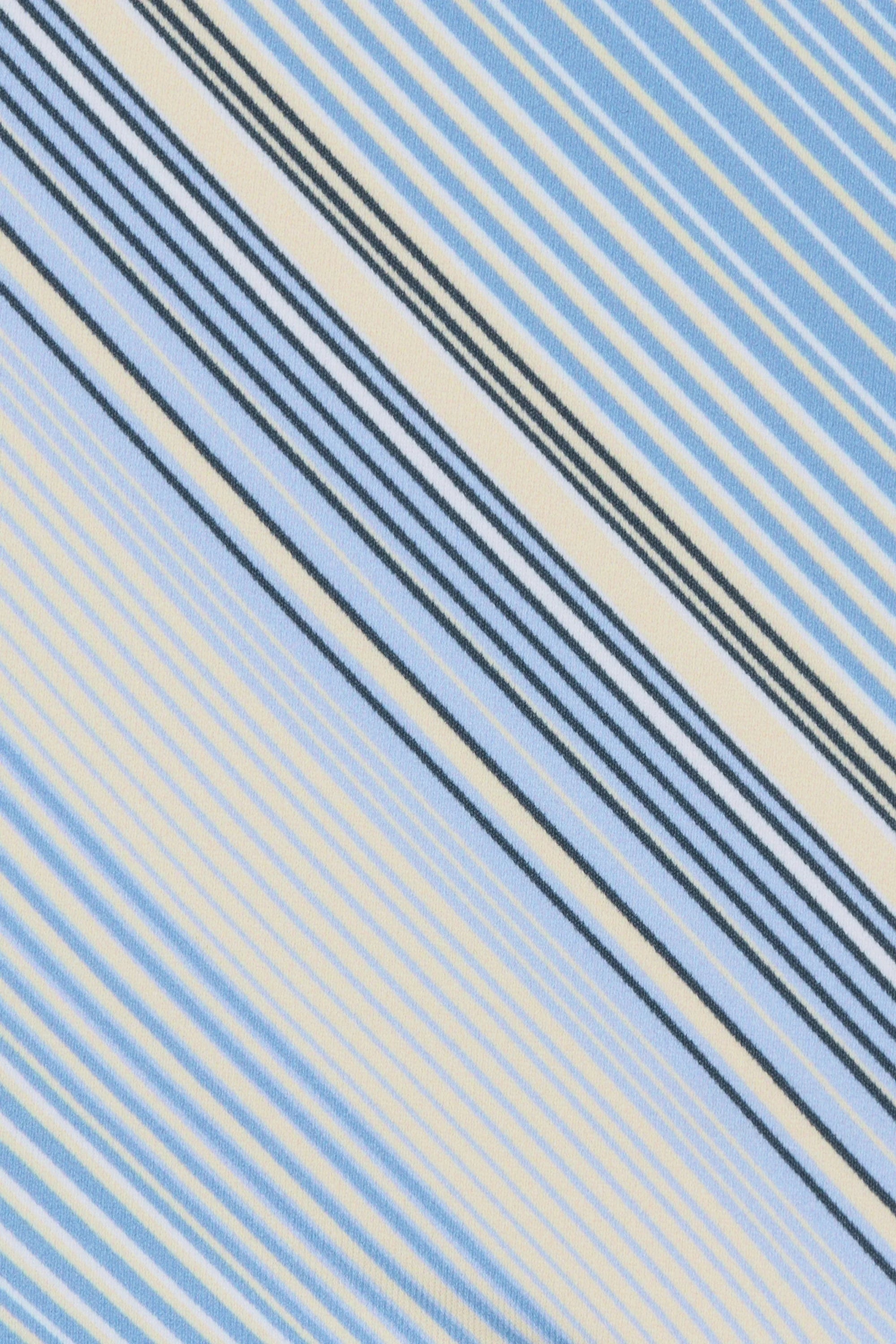 Elea Bikini Top Futura Stripe Sky Blue - Final Sale