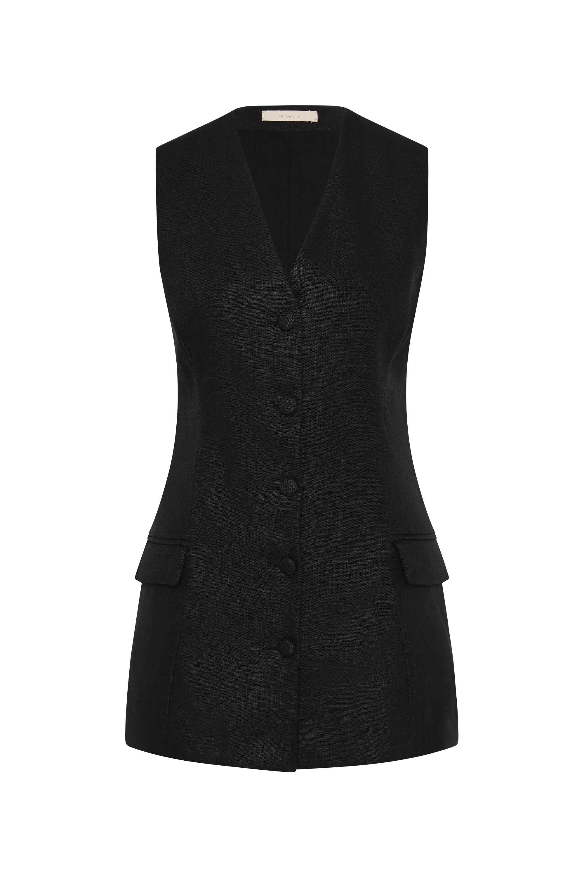 Eloise Vest Black - Final Sale