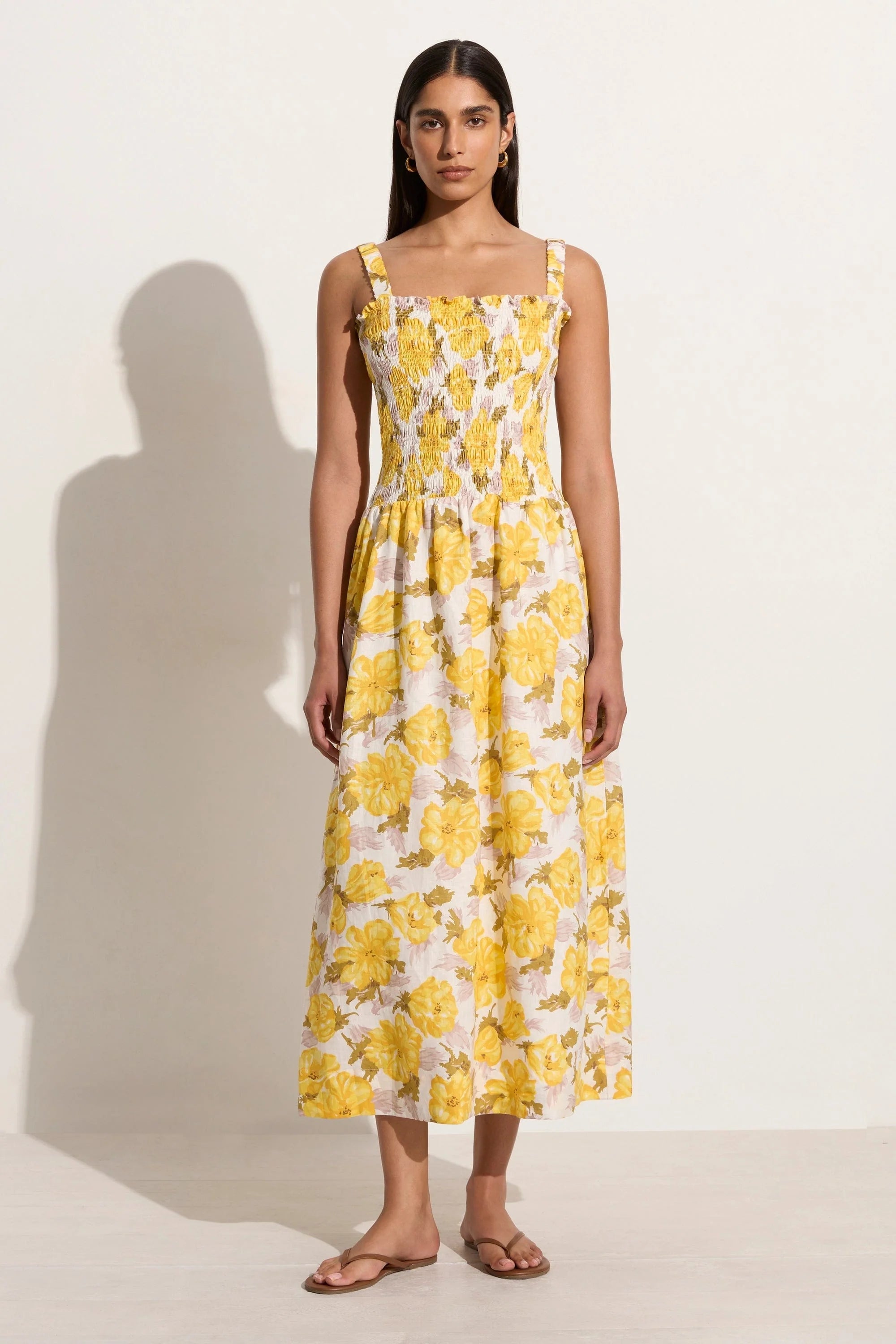 Messina Midi Dress Isadora Floral - Final Sale