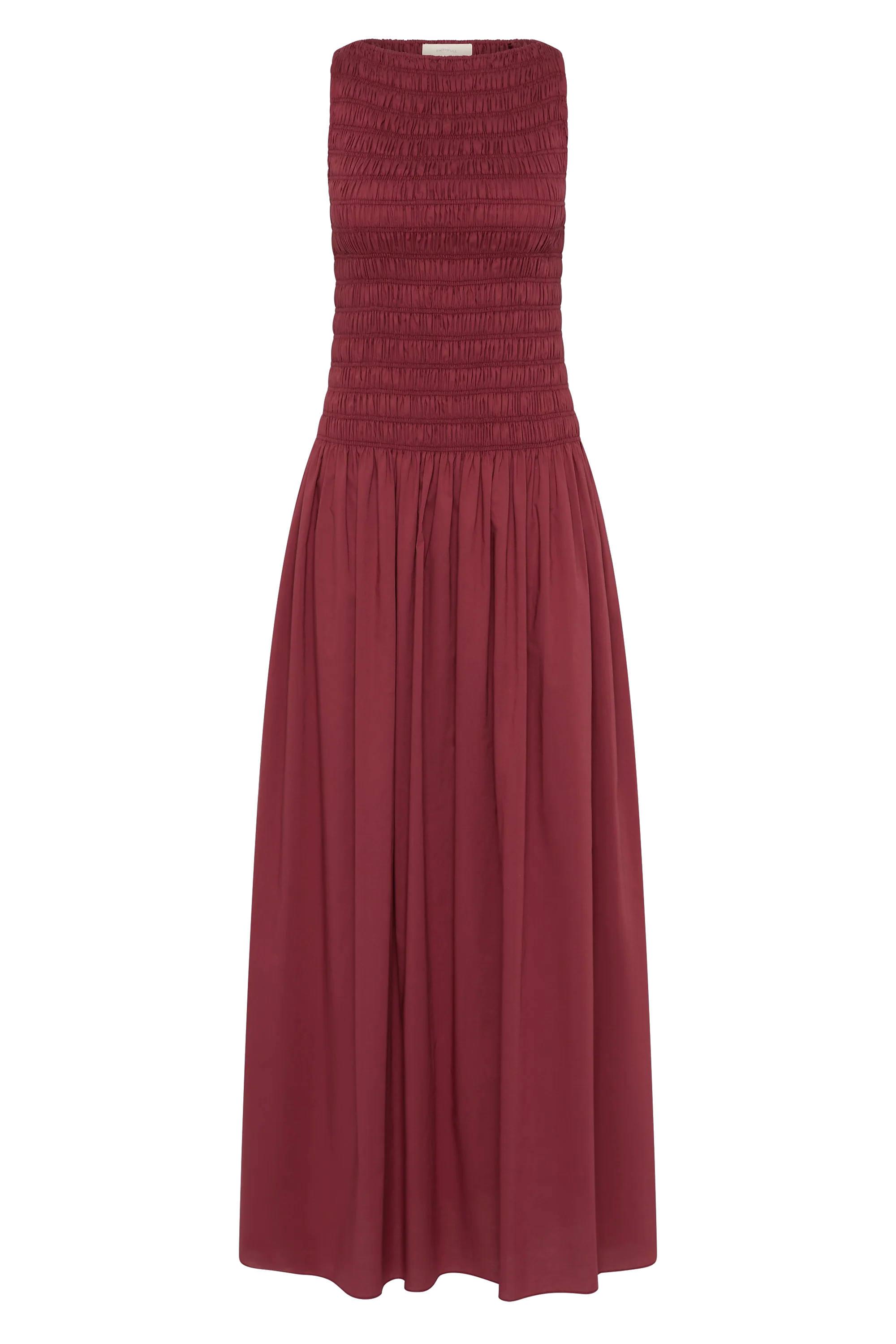 Margot Midi Dress Rhubarb