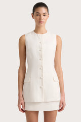 Jane Mini Skirt White - Final Sale