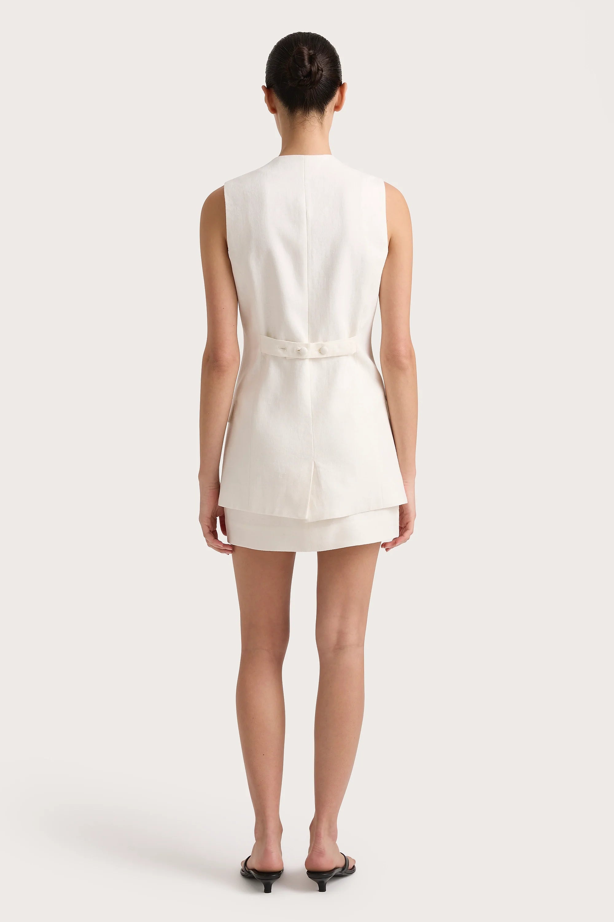 Jane Mini Skirt White - Final Sale