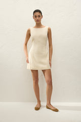 Sofia Mini Dress Butter Textured Gingham