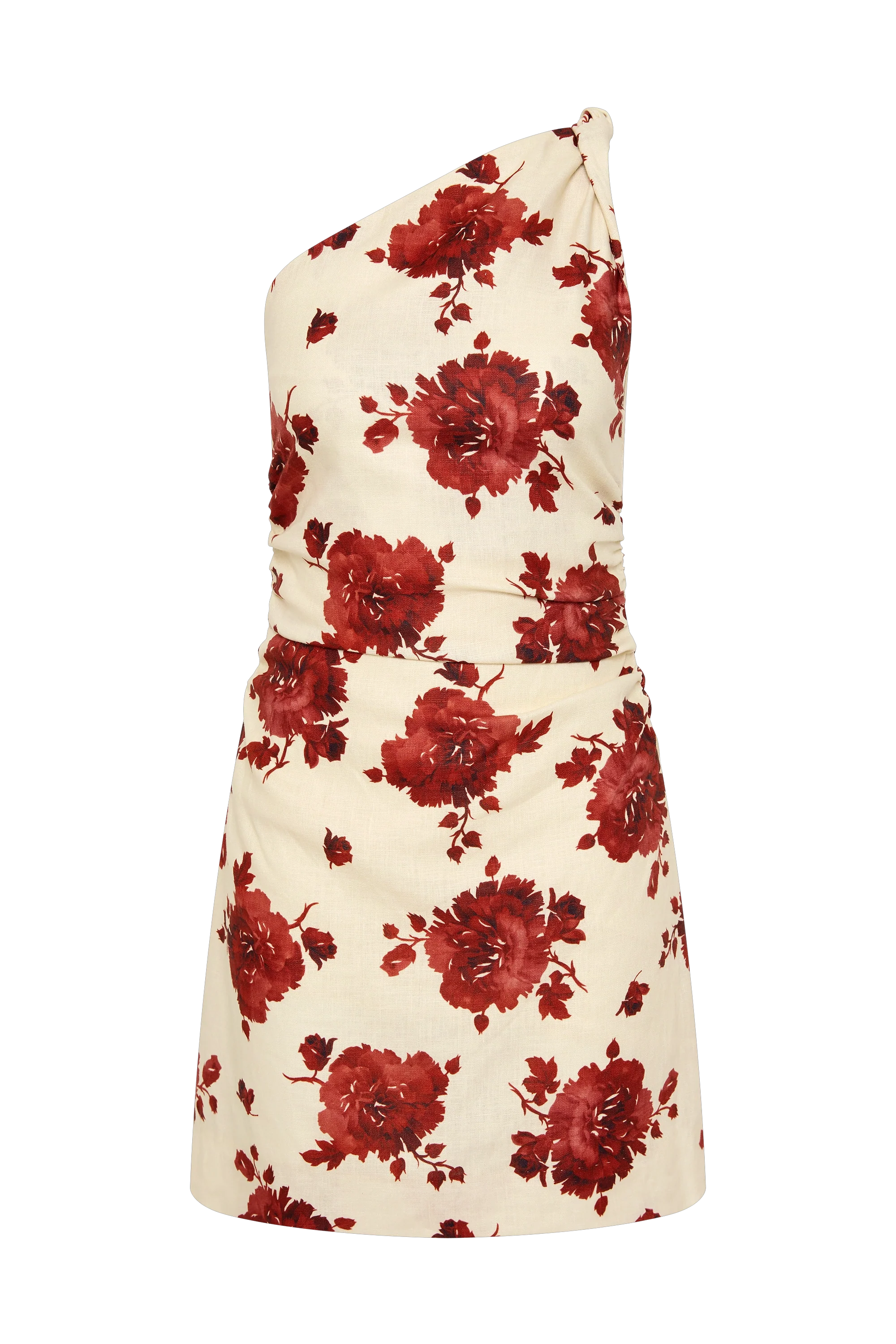 Marga Mini Dress Cecile Floral Garnet - Final Sale