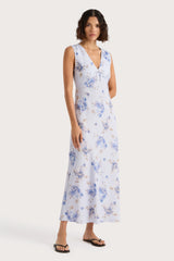 Josephine Maxi Dress Leona Floral Lilac - Final Sale