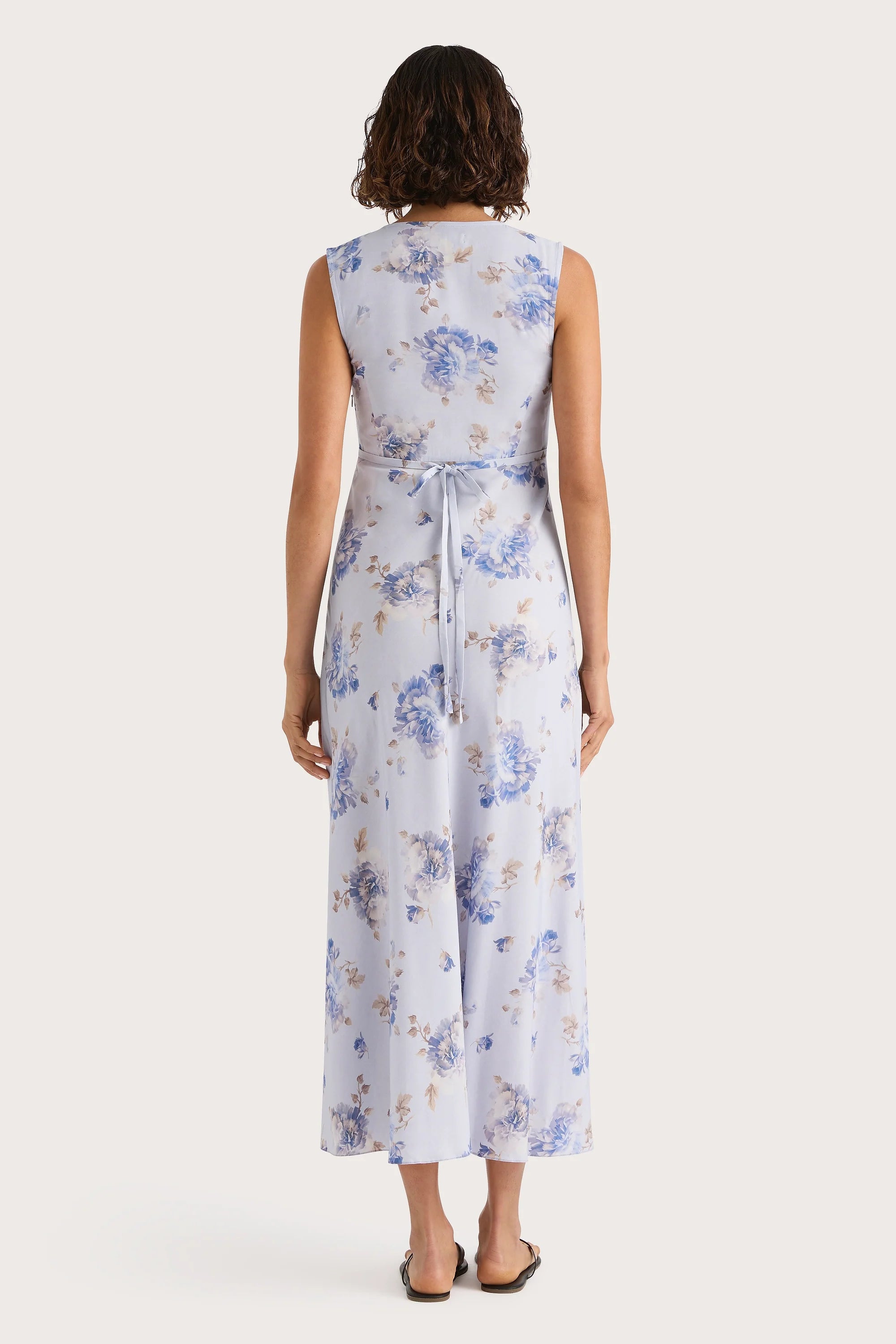 Josephine Maxi Dress Leona Floral Lilac - Final Sale