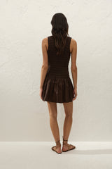 Palomar Mini Dress Espresso - Final Sale
