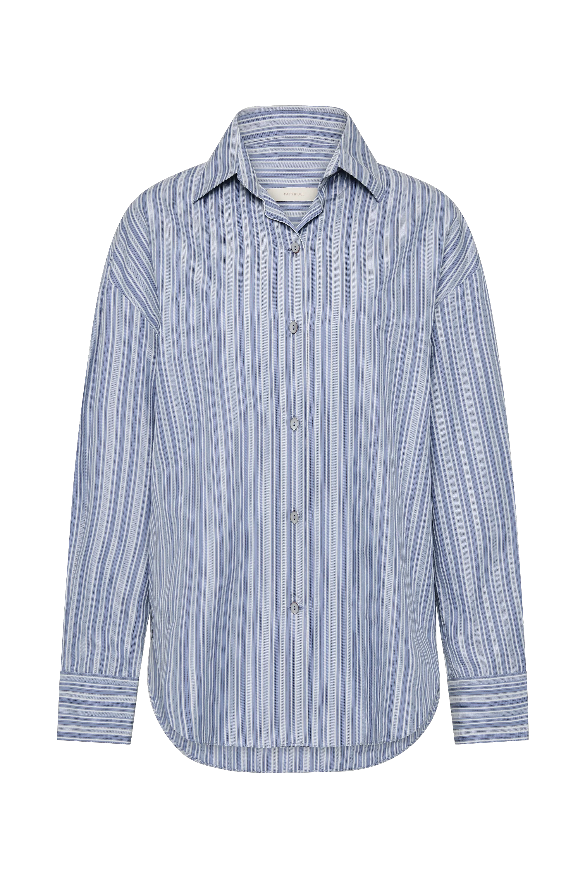 En Vau Shirt Blue Stripe - Final Sale