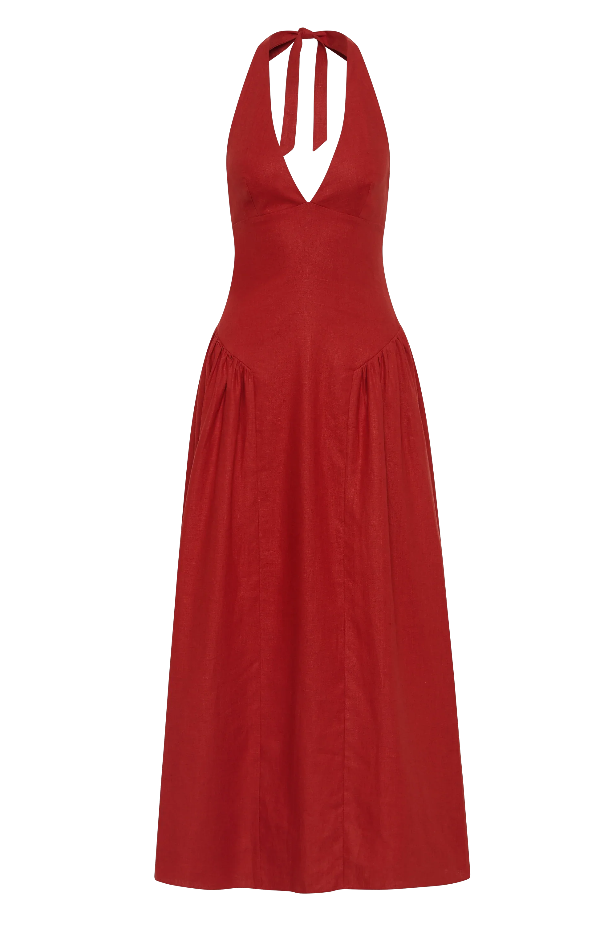 La Cala Midi Dress Chilli