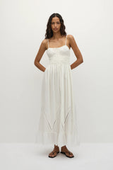 Meline Maxi Dress White - Final Sale