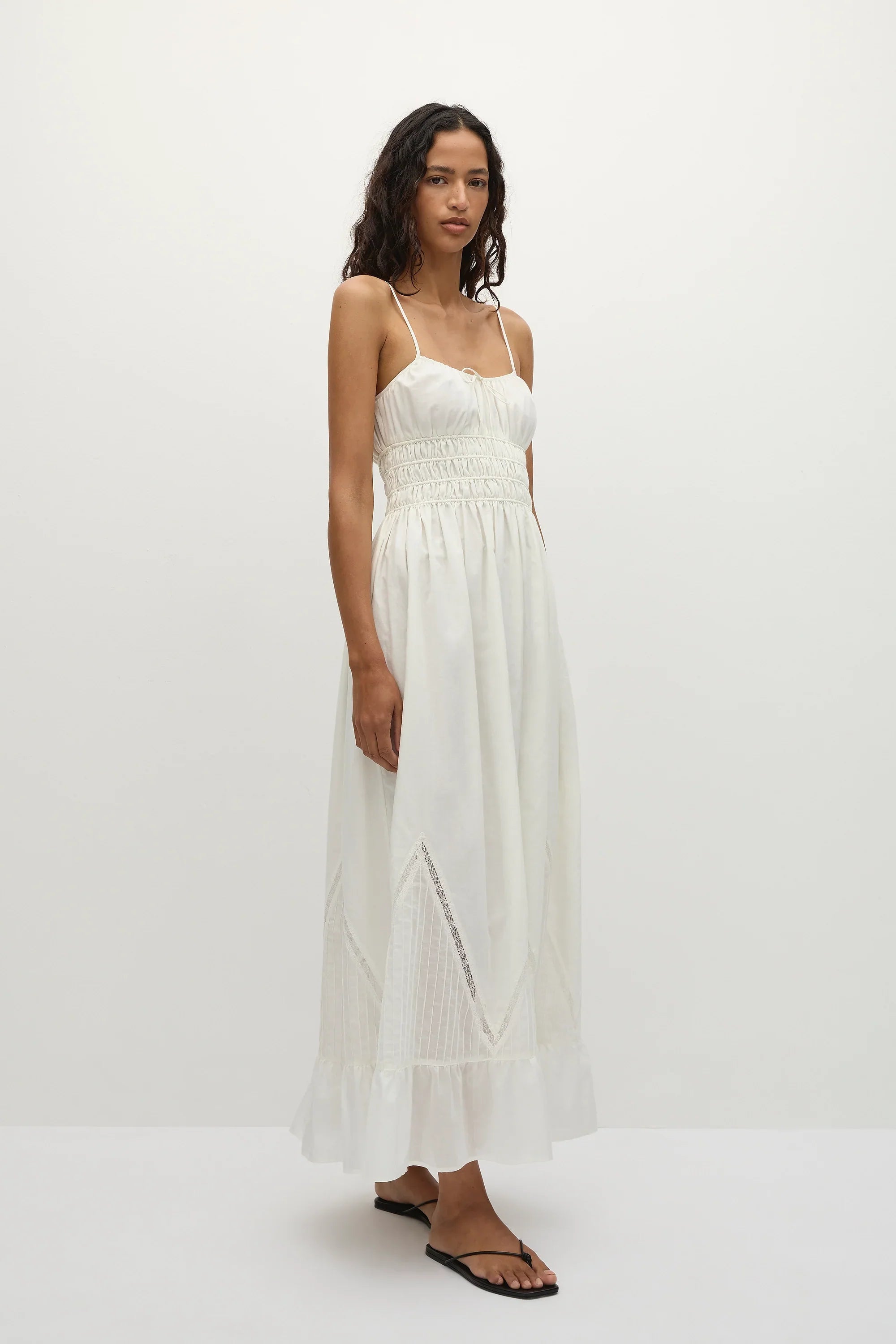 Meline Maxi Dress White - Final Sale
