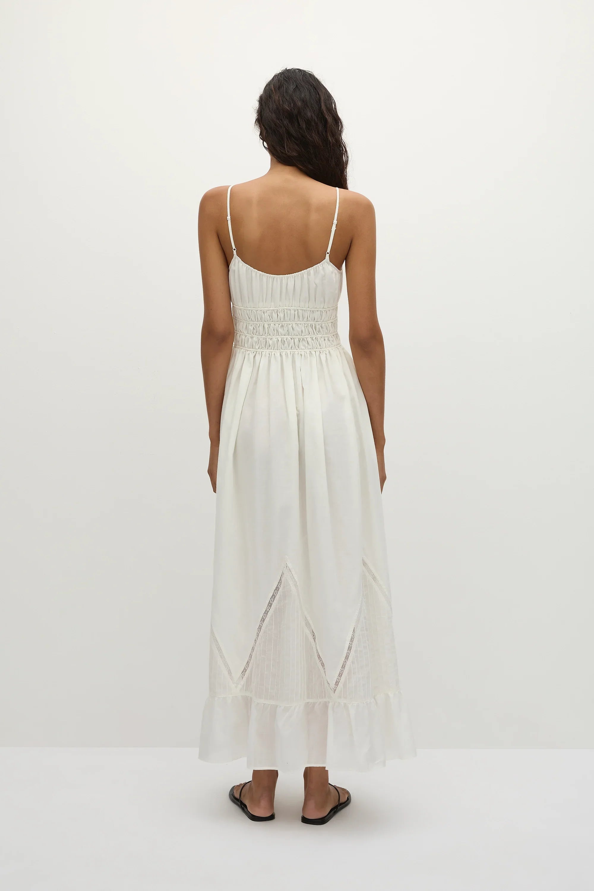 Meline Maxi Dress White - Final Sale
