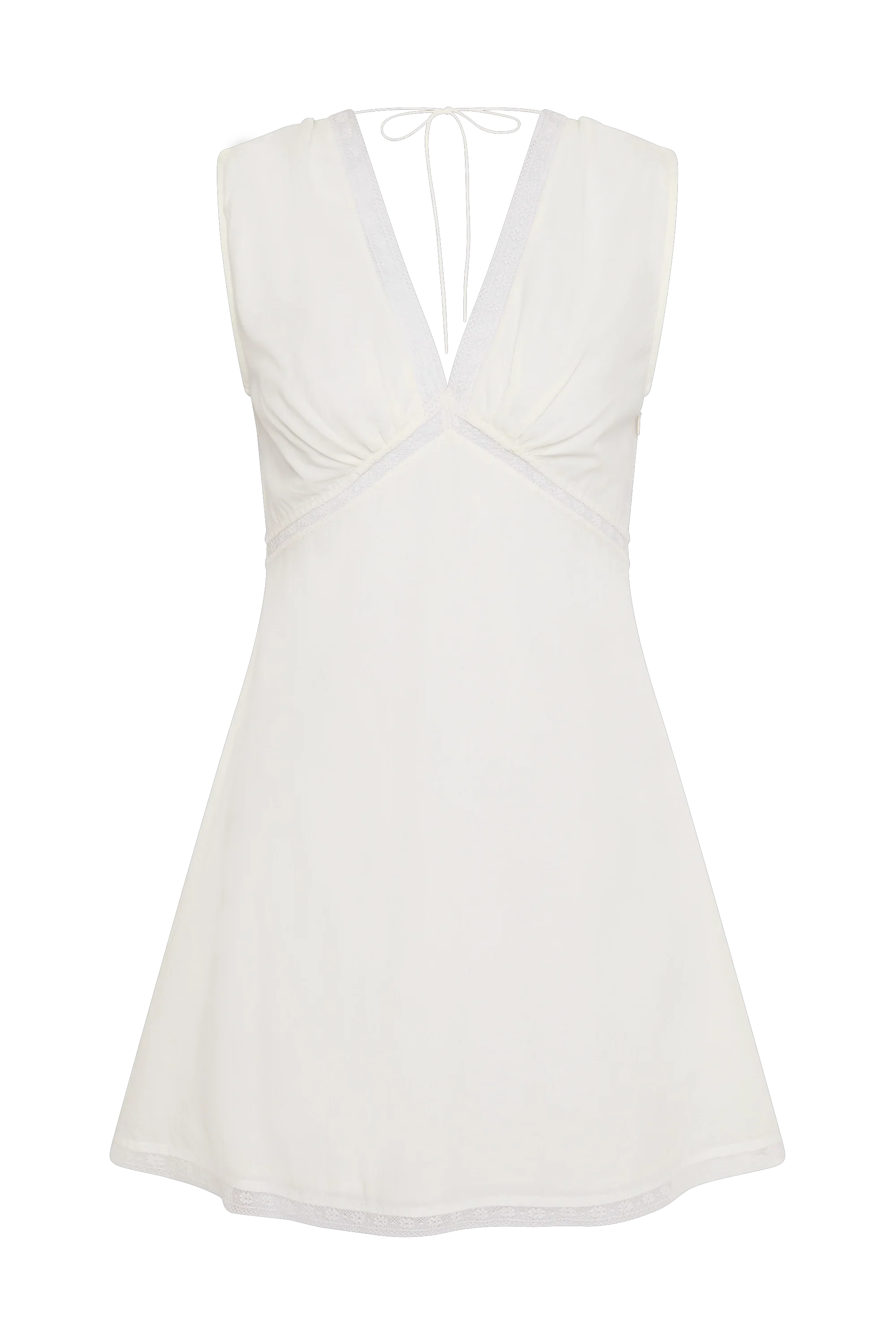 Denise Mini Dress White - Final Sale