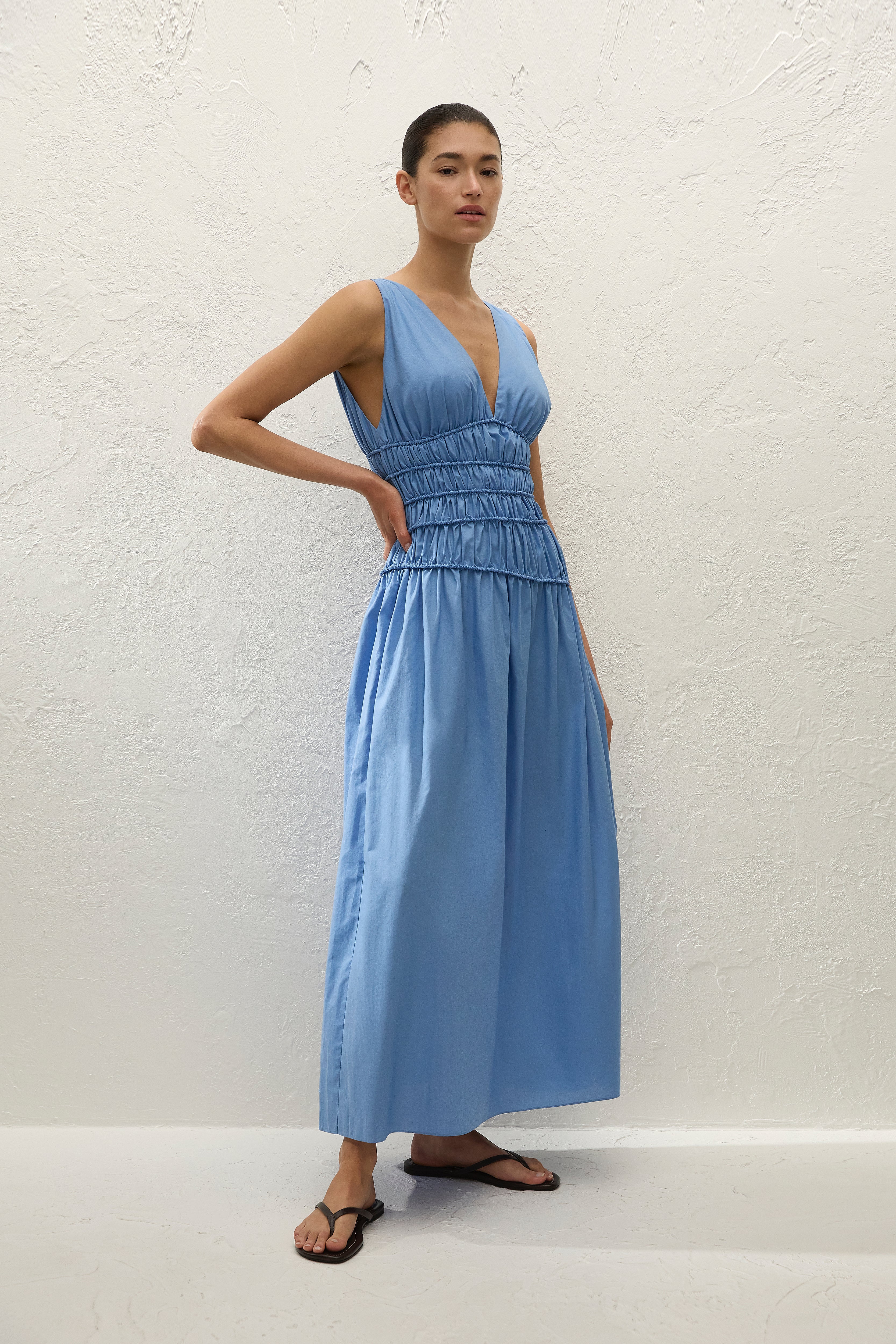 Saja Maxi Dress Venice Blue - Final Sale