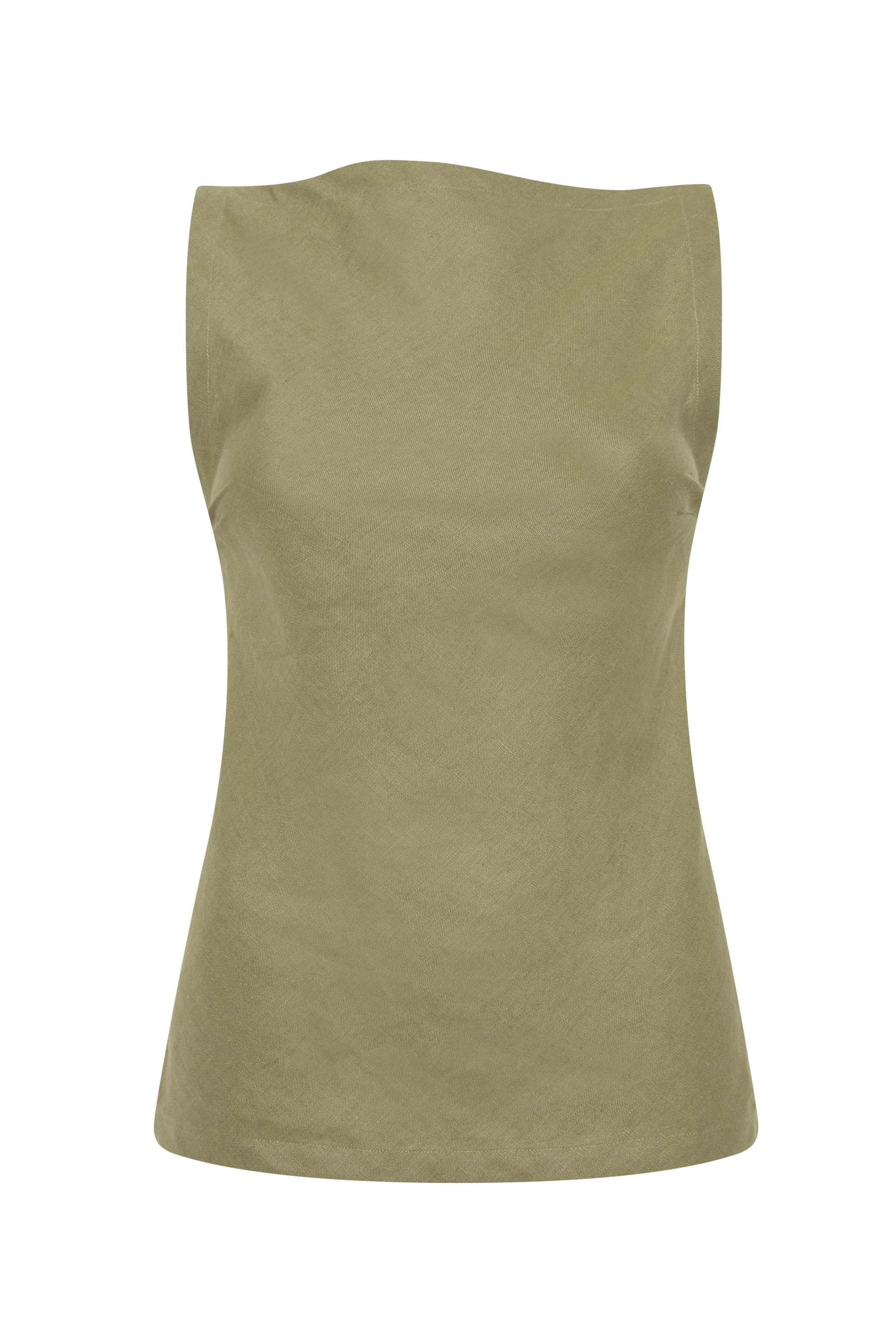 Antibes Top Khaki - Final Sale