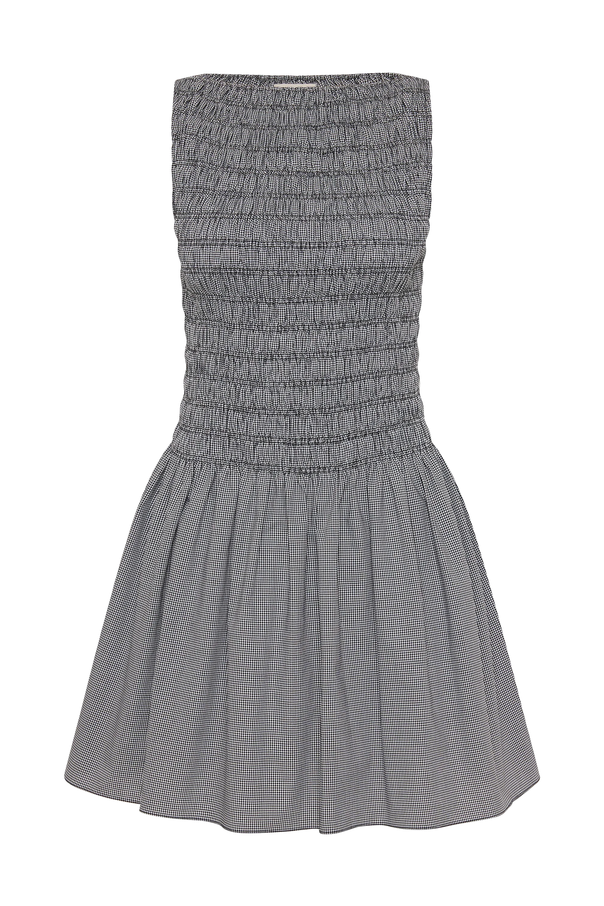 Noa Mini Dress Gingham Black - Final Sale