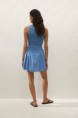 Martina Mini Dress Venice Blue - Final Sale