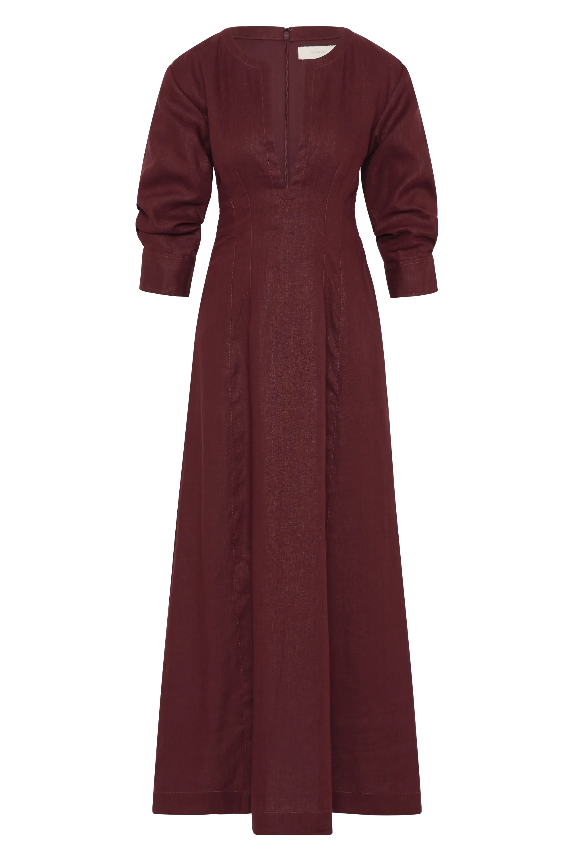 Asha Maxi Dress Bordeaux - Final Sale