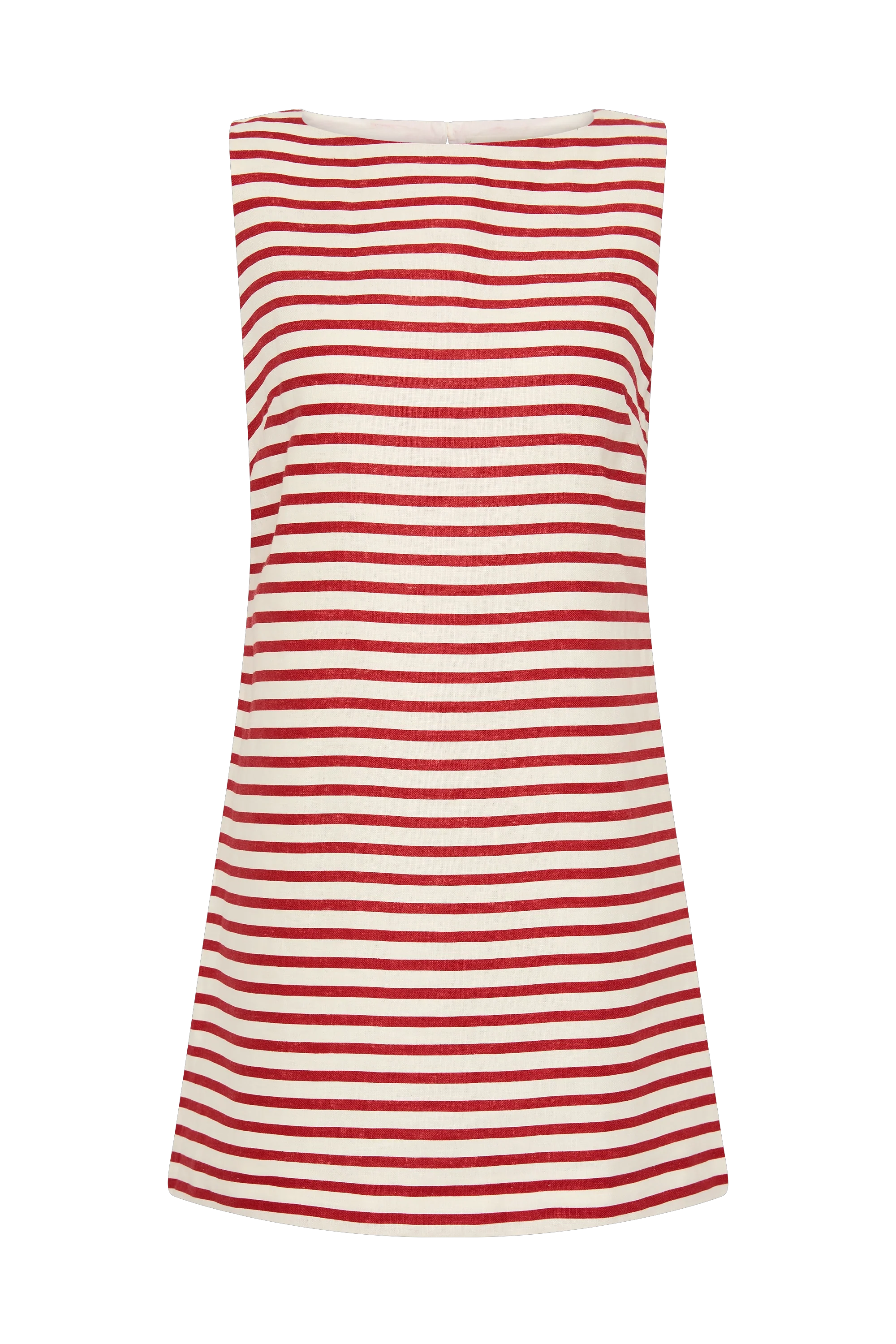 Kelly Mini Dress Breton Stripe Red - Final Sale