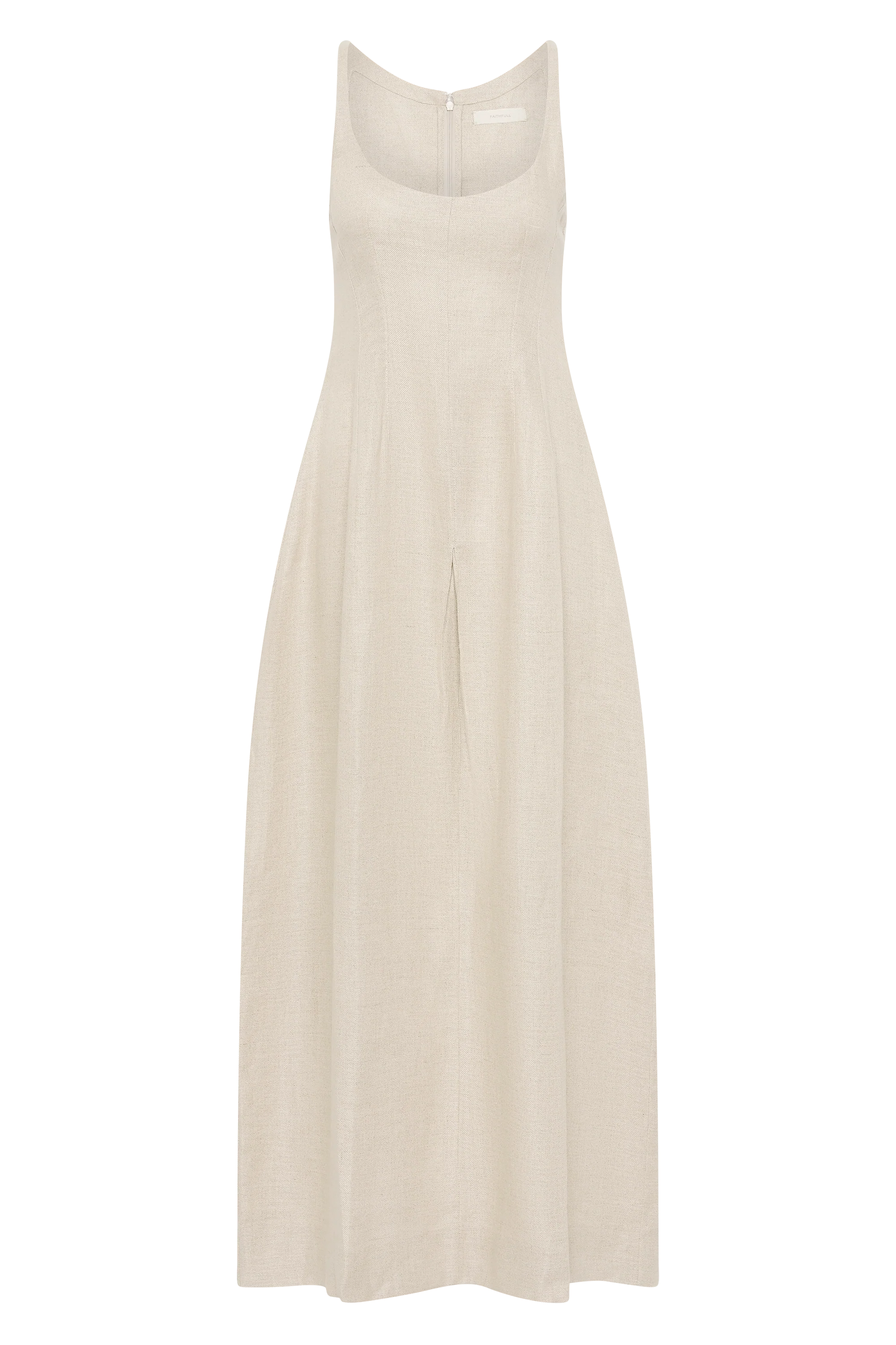 Sanne Midi Dress Oatmeal - Final Sale