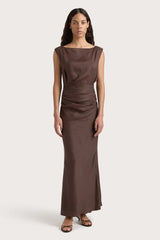 Adelia Maxi Dress Bistre - Final Sale