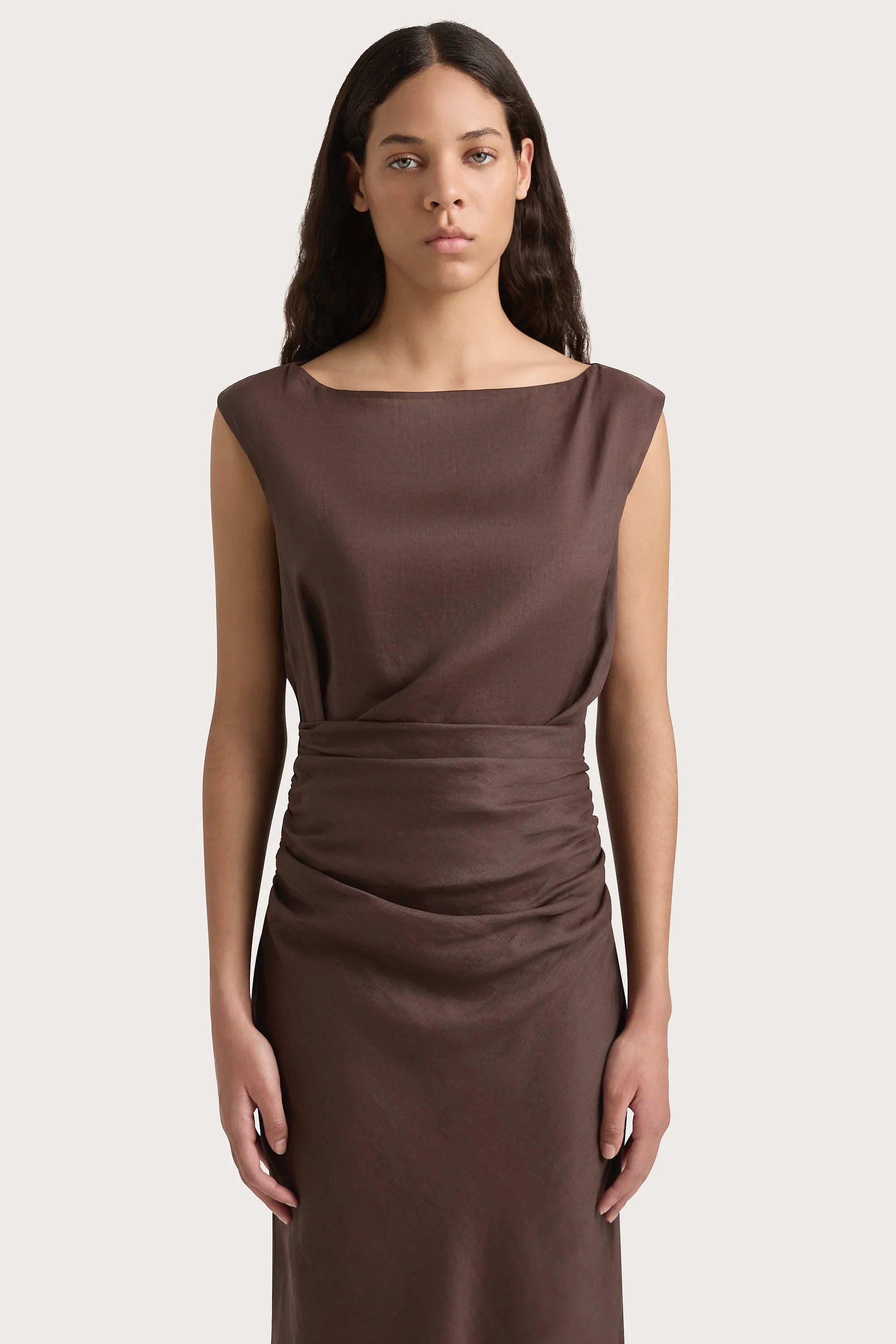 Adelia Maxi Dress Bistre - Final Sale