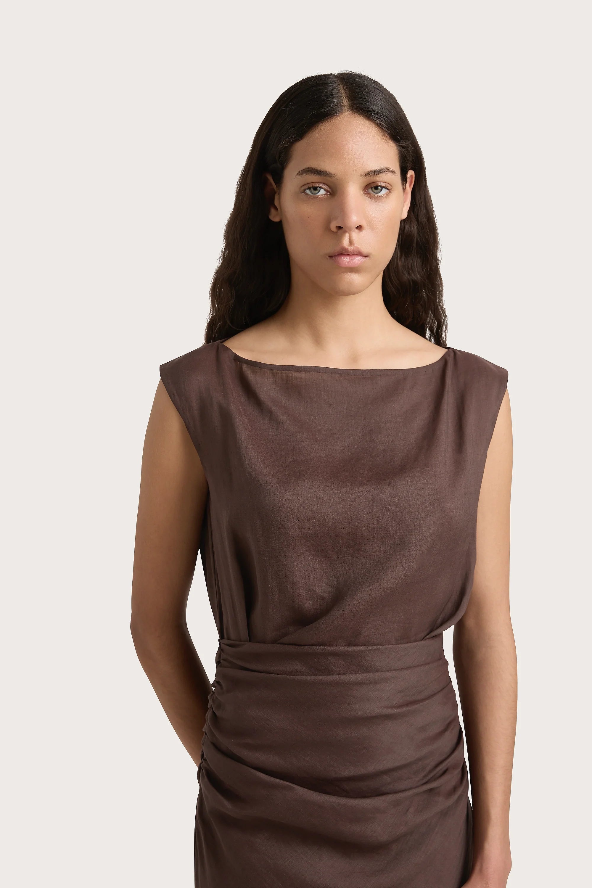 Adelia Maxi Dress Bistre - Final Sale