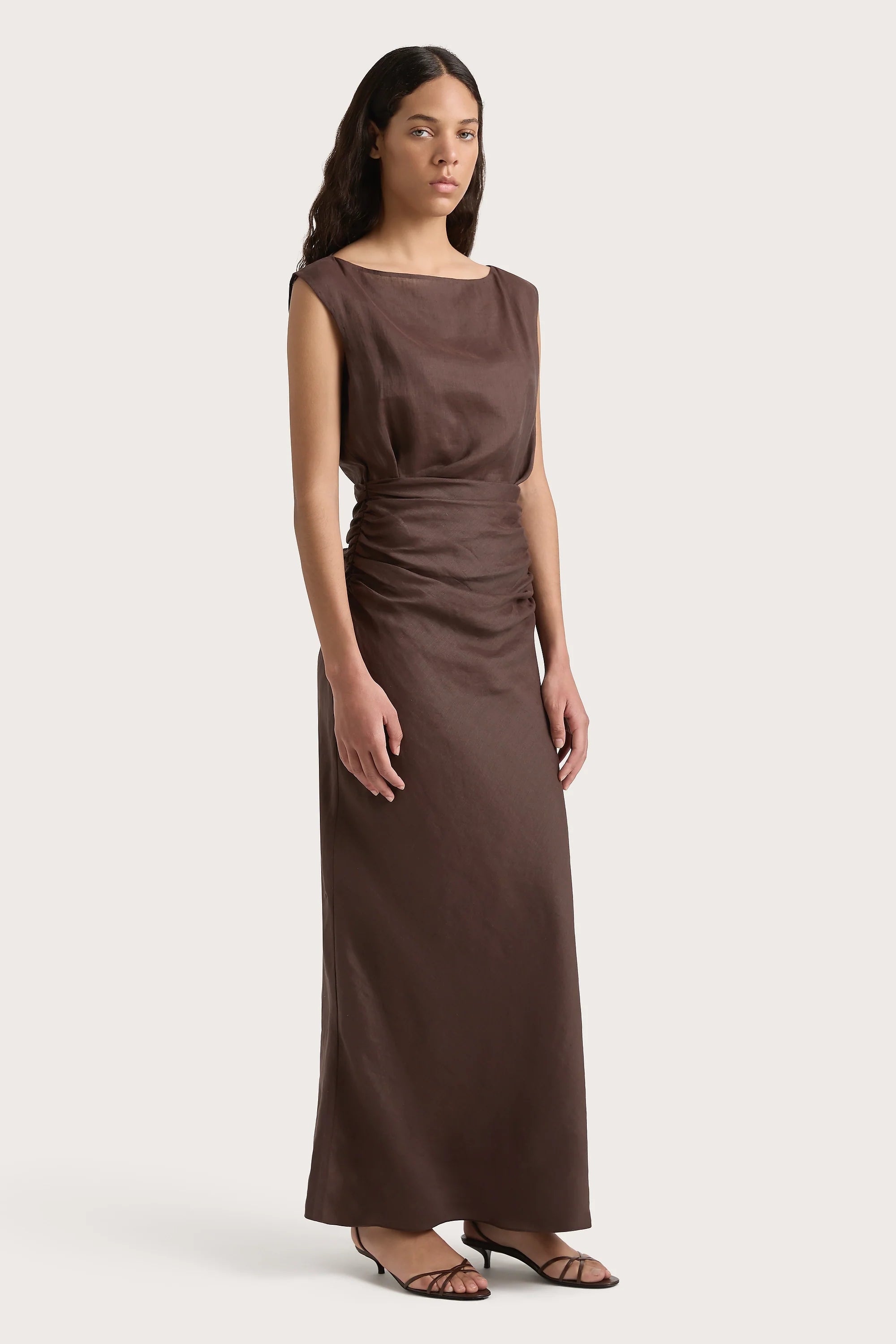 Adelia Maxi Dress Bistre - Final Sale