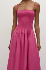 Phoebe Maxi Dress Cerise - Final Sale