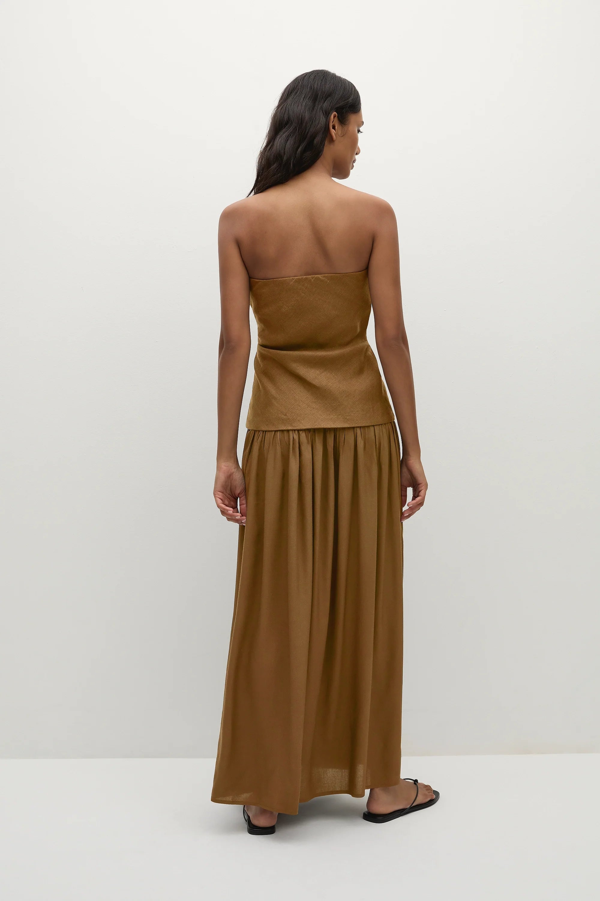 Hedy Maxi Dress Tobacco - Final Sale