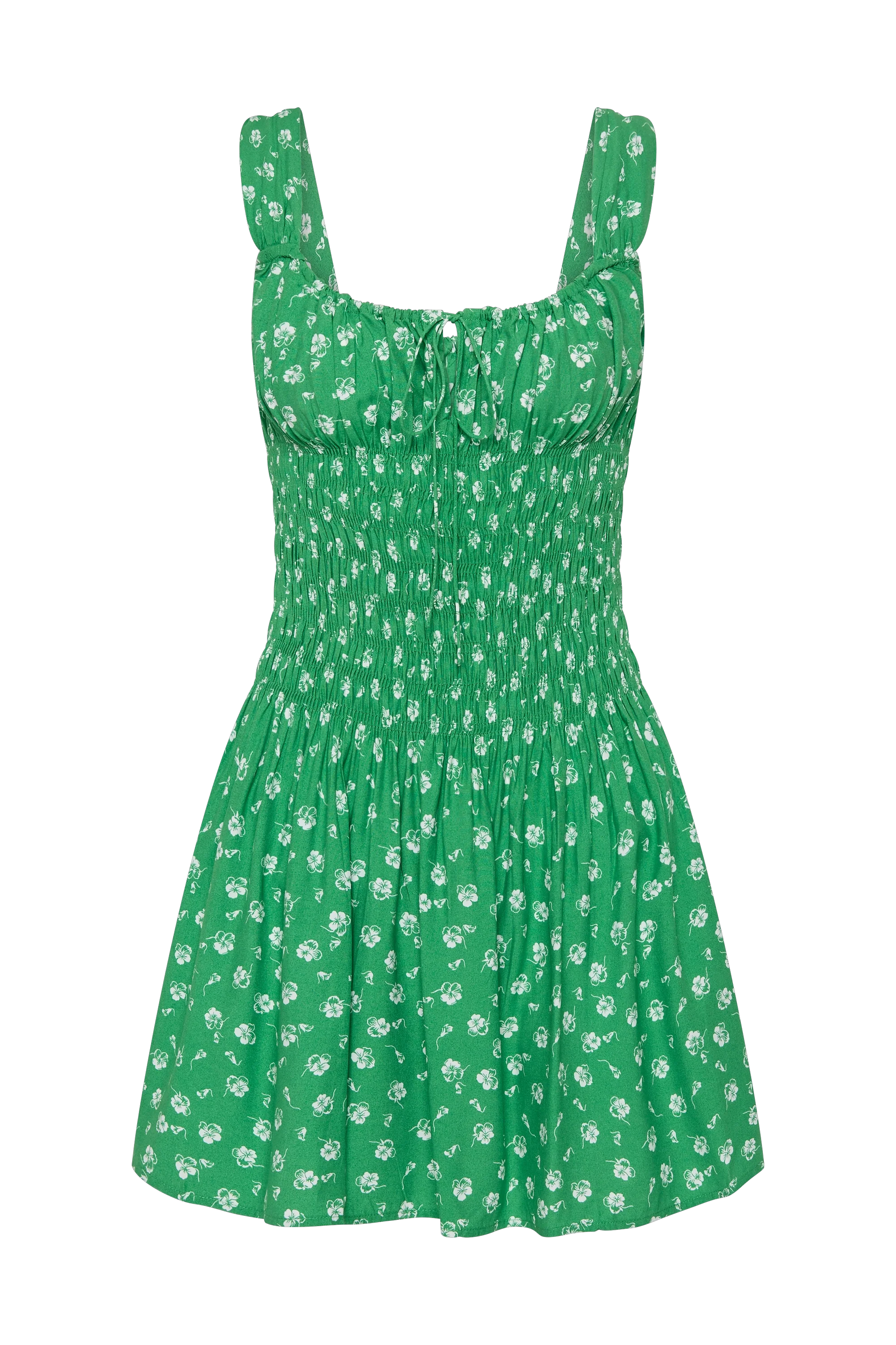 Yerres Mini Dress Green - Final Sale